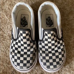 Kids checkered vans